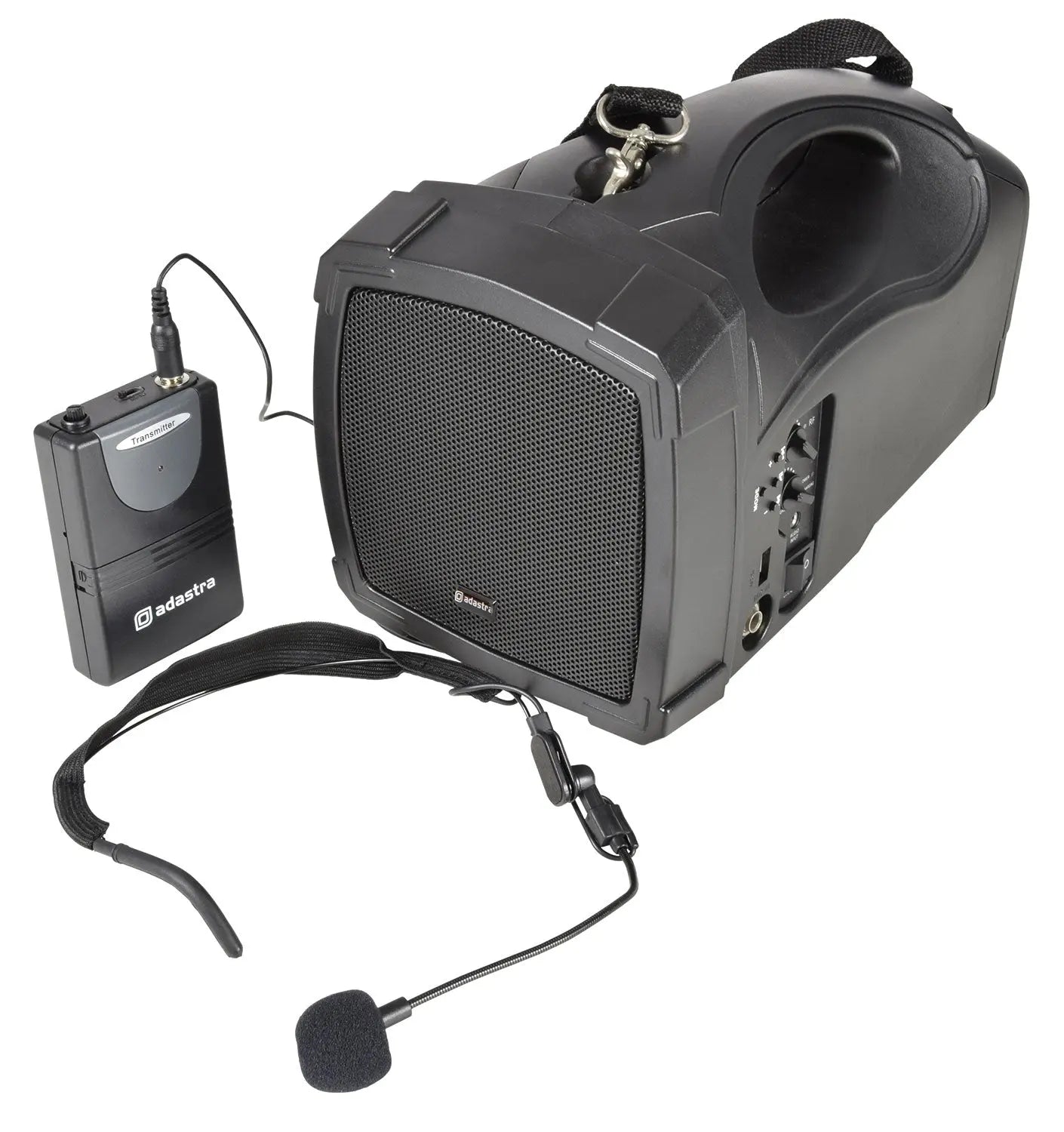 Adastra H25B Handheld PA with Neckband Mic, USB, FM & Bluetooth