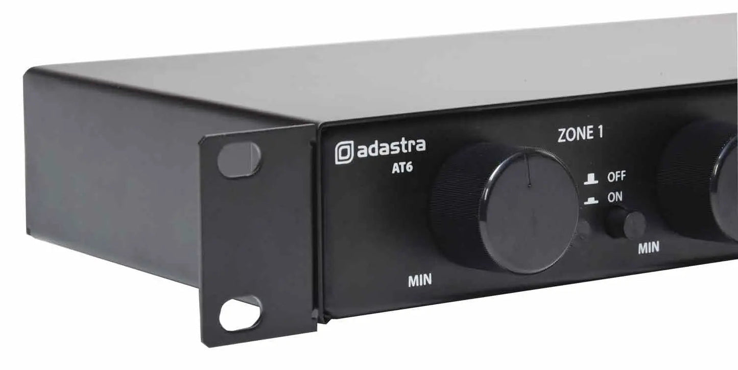 Adastra AT6 Volume Attenuator + A/B Switcher 100V 6 x 30W