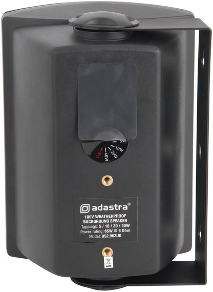 Adastra FSV-B High performance foreground speaker, 100V line, 8 Ohm, 65W rms, black