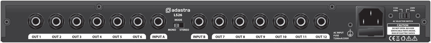 Adastra LS26 Line Splitter 1:12 / 2:6