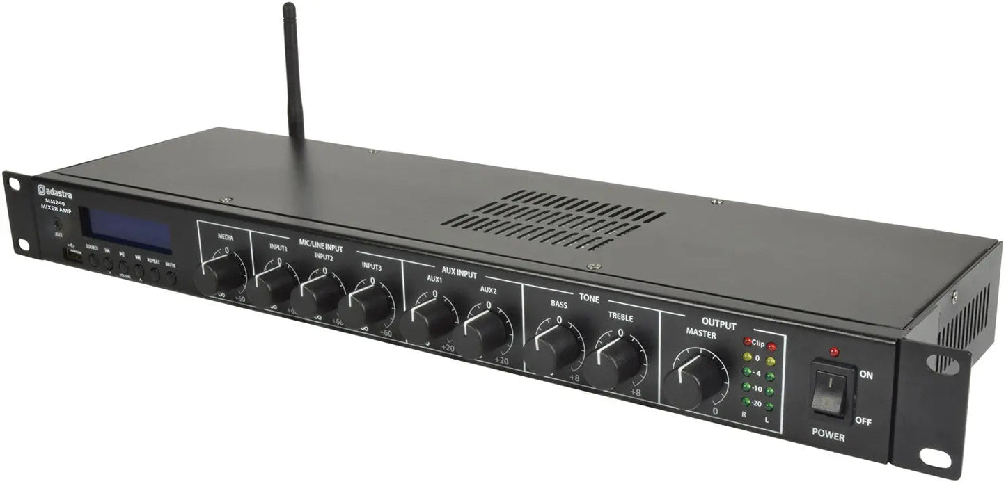 Adastra MM240 Mixer-amplifier 2 x 120W