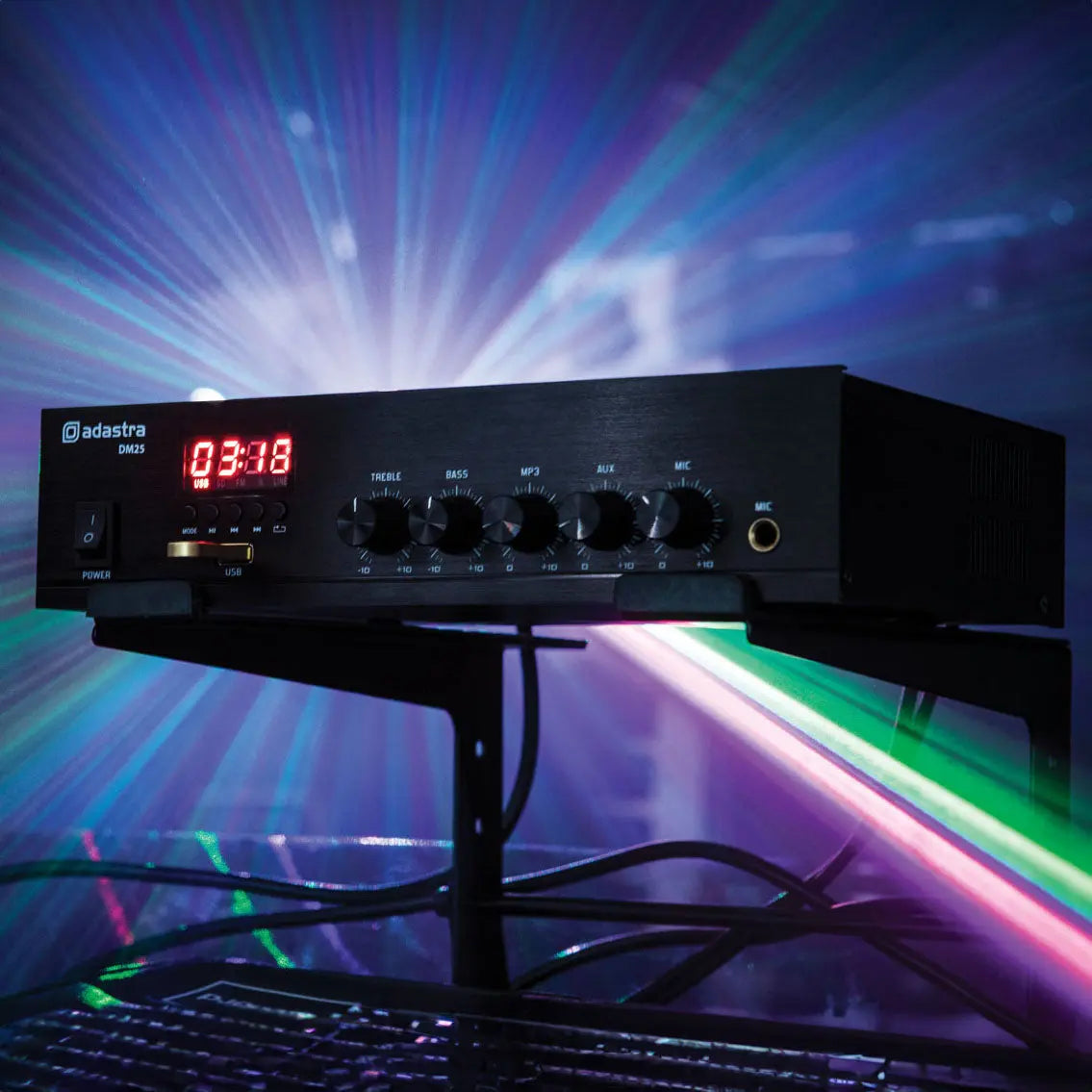 Adastra DM25 Digital 100V Mixer-Amp 25W
