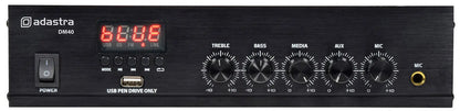 Adastra DM40 Digital 100V Mixer-Amp 40W