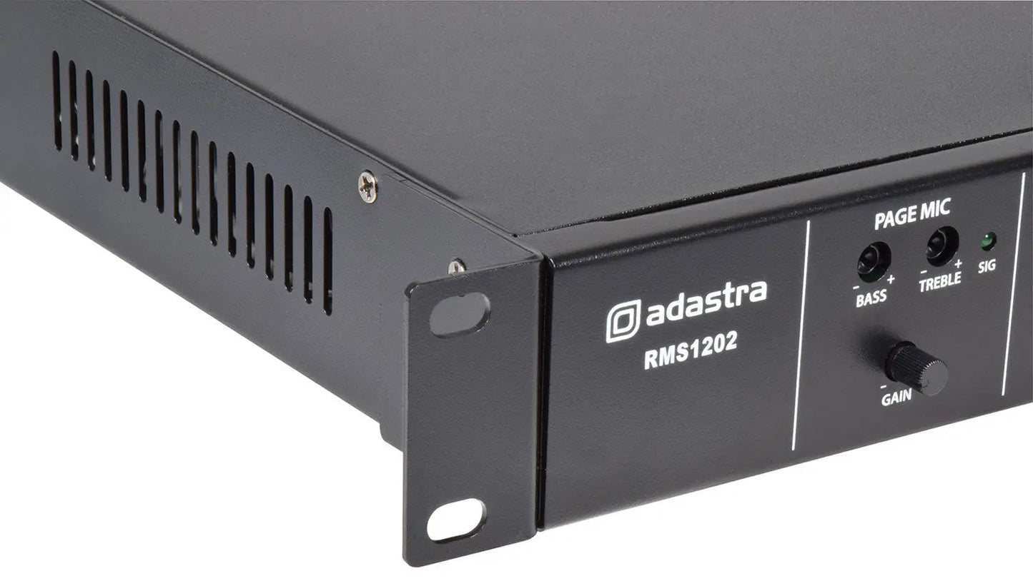 Adastra RMS1202 Amplifier 100V - 2 x 120W
