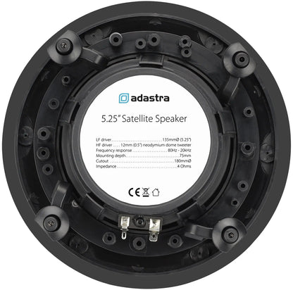 Adastra Bluetooth 5.25in Ceiling Speakers Set