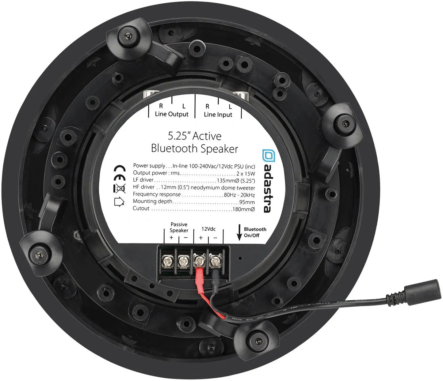 Adastra Bluetooth 5.25in Ceiling Speakers Set