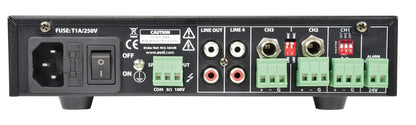 UA Series Compact 100V Mixer-Amplifiers UA60 Compact 5ch 100V MixerAmp