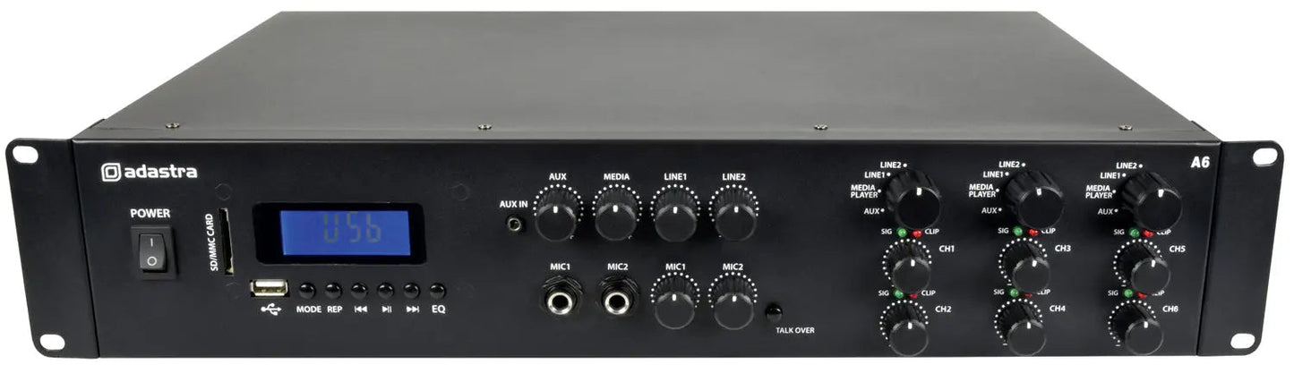 Adastra A-series Multi Zone Stereo Amplifiers