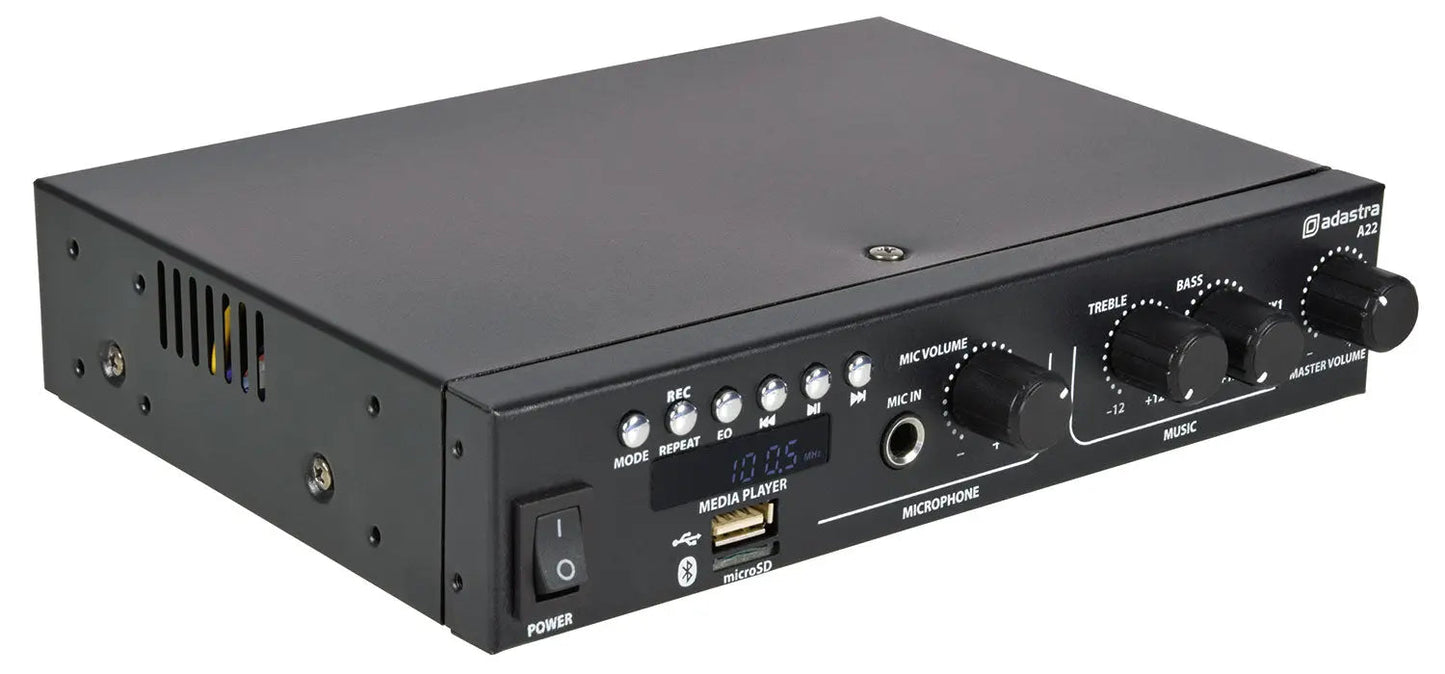 Adastra A22 Compact Stereo PA Amplifier