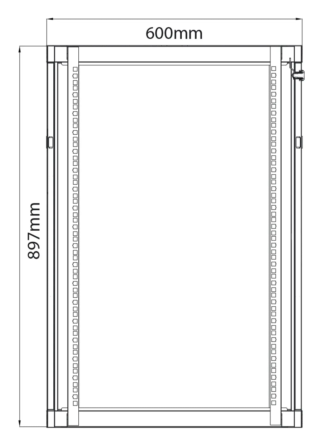 Adastra Rack Cabinet 18U x 450mm Deep
