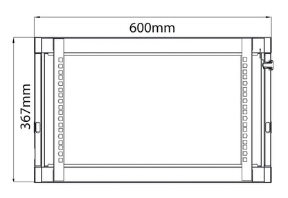 Adastra Rack Cabinet 6U x 600mm Deep