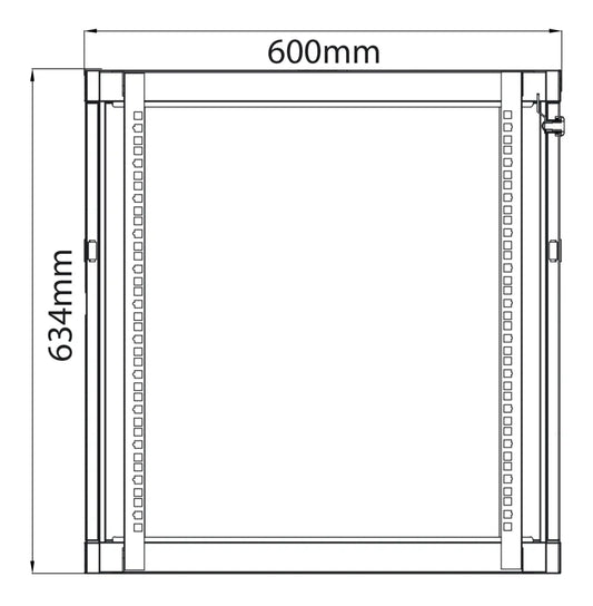 Adastra Rack Cabinet 12U x 600mm Deep
