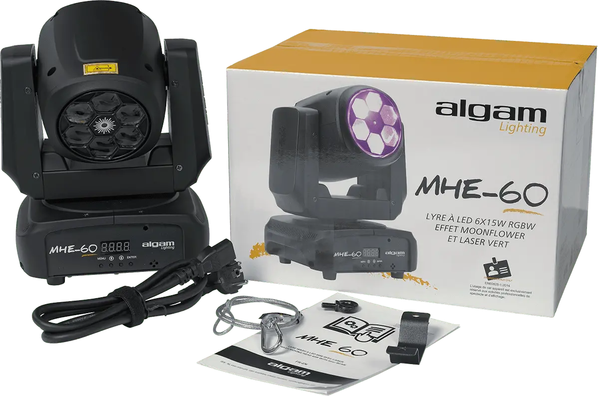 Algam MHE60 LED 6 X 15W RGBW + LASER