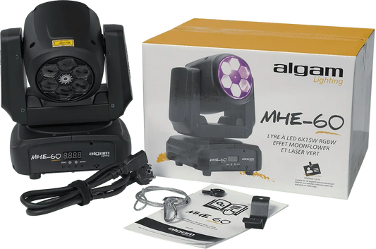 Algam MHE60 LED 6 X 15W RGBW + LASER