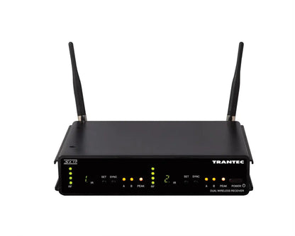 Trantec S4.10 RX2 Dual Handheld UHF Wireless Microphone System