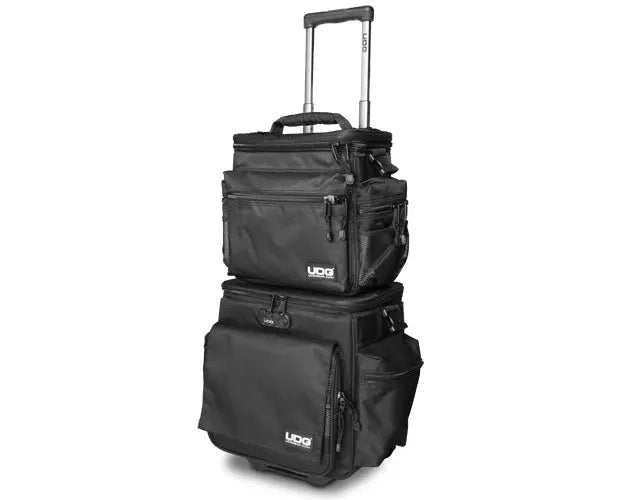 UDG Ultimate SlingBag Trolley Set DeLuxe Black Orange Inside U9679BL