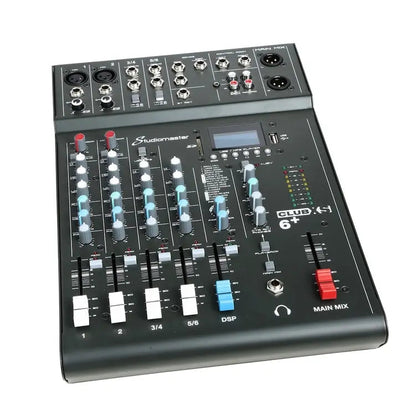Studiomaster CLUB XS 6+ 6 Channel Mixing Console with Bluetooth & DSP