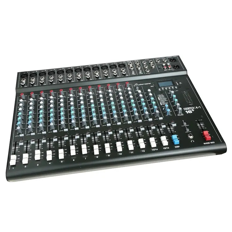 Studiomaster CLUB XS 16+ 16 Channel PA Mixer with Effects & Bluetooth