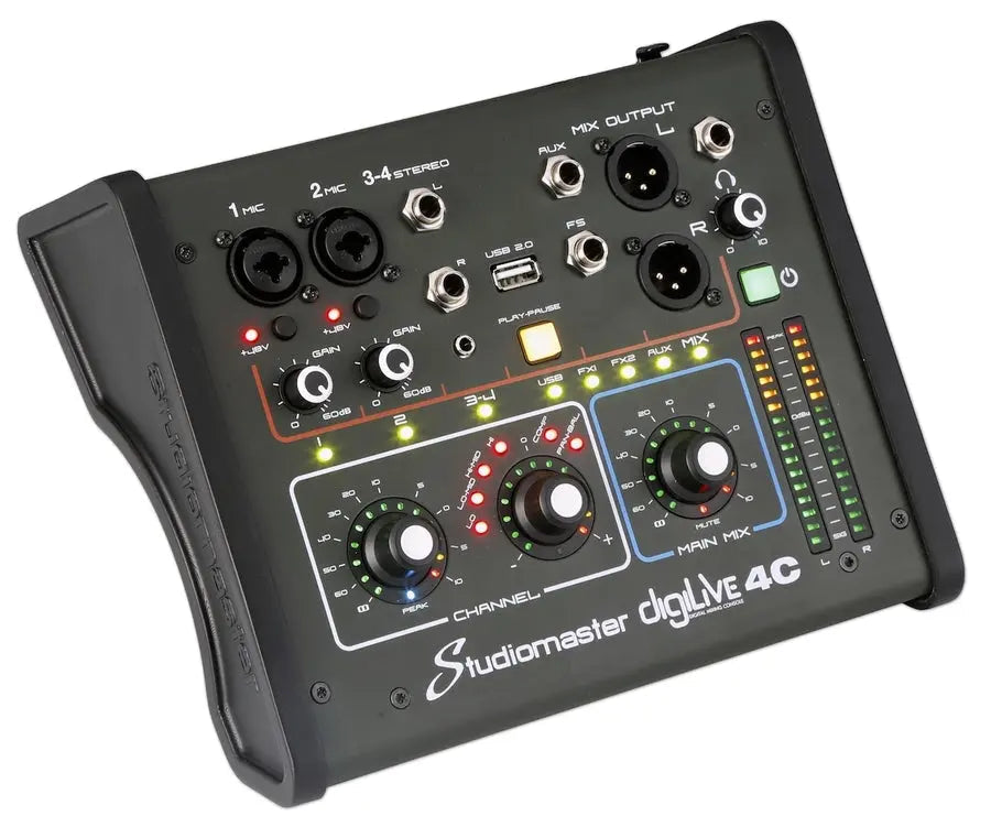 Studiomaster DIGILIVE4C 4 Input Compact Digital Mixer