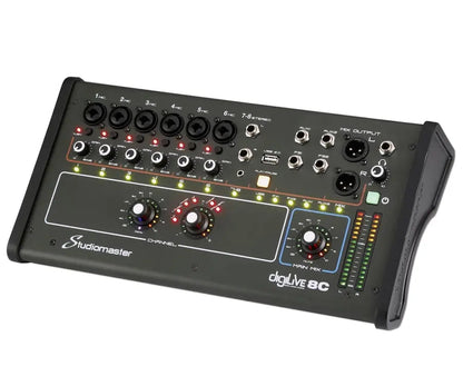 Studiomaster DIGILIVE8C 8 Input Compact Digital Mixer