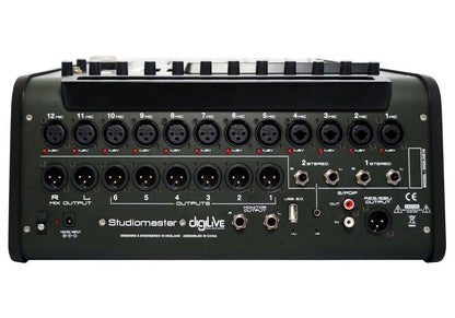 Studiomaster DIGILIVE 16 16 Input 8 Output Digital Mixer