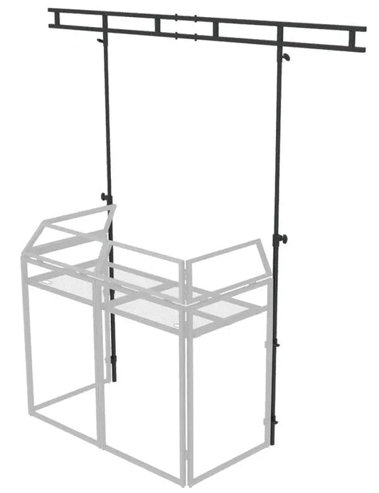 Ultimax DJ Booth GP-BK DJ Booth Goal Post System with Carry Bag in Black